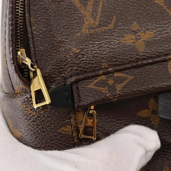 LOUIS VUITTON Monogram Palm Springs MINI Backpack M44873 LV Auth 147442 - Picture 13 of 16